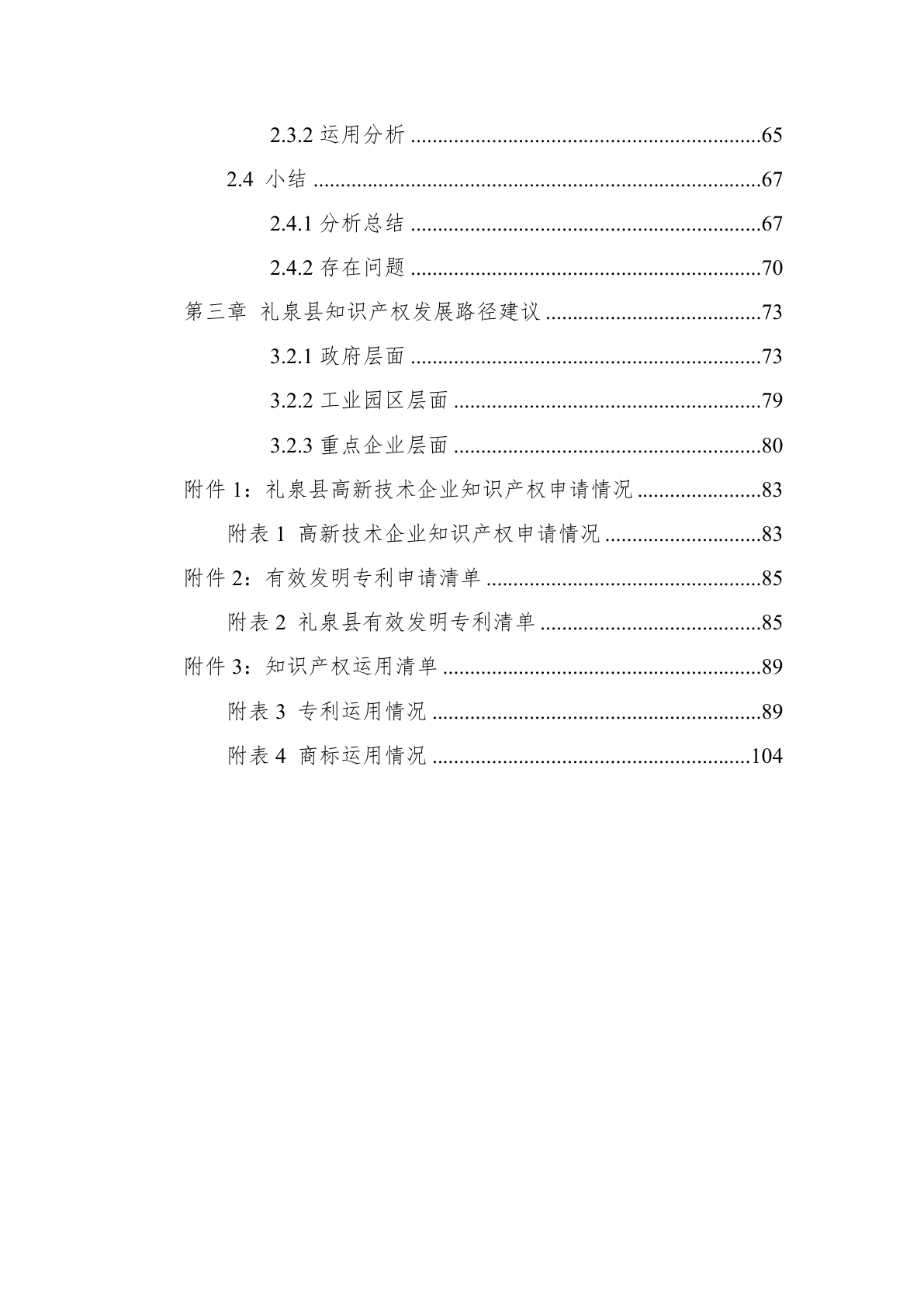 礼泉县知识产权导航项目报告示例第3页 - 远诺技术转移中心